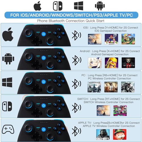STOGA Wireless Pro Gaming Controller for Multi-Platform Devices