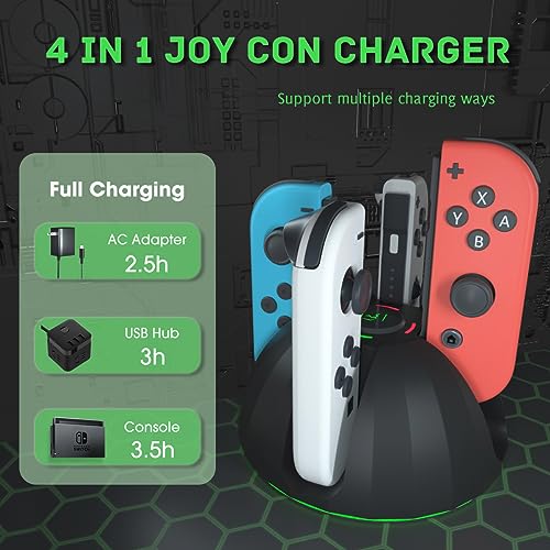 Nintendo Switch Joycon Charging Dock with LED Indication
