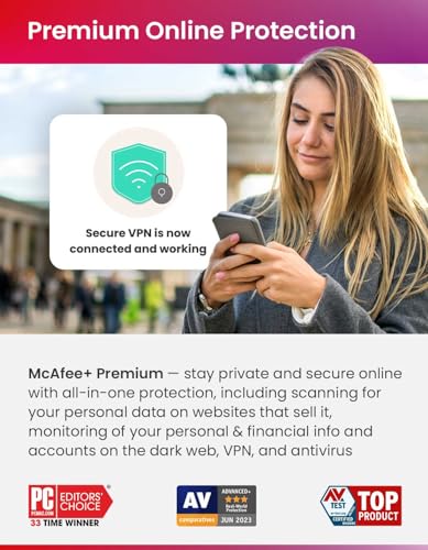 McAfee Premium Plan: Unlimited Devices, Privacy Protection Software