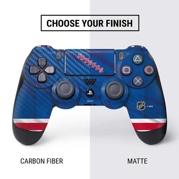NHL New York Rangers Home Jersey PS4 Controller Skin