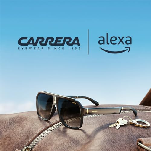 Alexa Smart Glasses: Black Frame, Gradient Sunglass Lenses