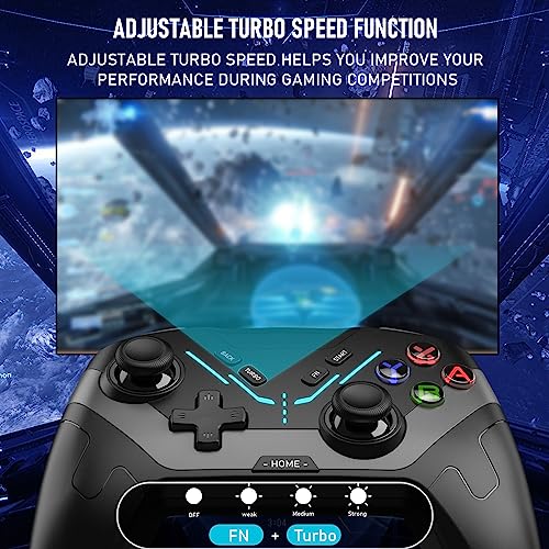 Diswoe Wireless Controller for Switch/Lite/OLED, Touch Buttons