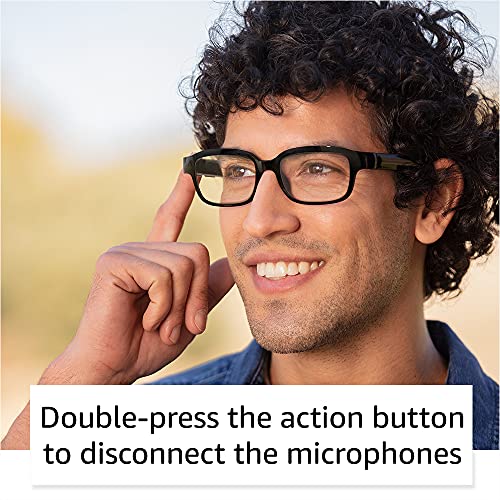 Echo Frames (2nd Gen) Smart Audio Glasses - Classic Black