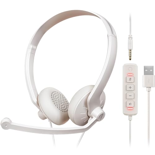 Professional USB Headset with Noise Cancelling Microphone