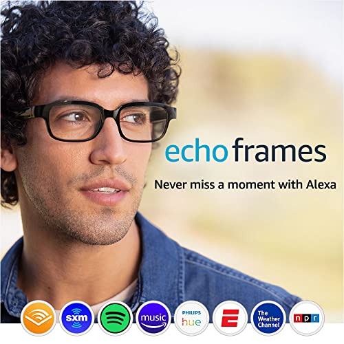 Echo Frames (2nd Gen) Smart Audio Glasses - Classic Black
