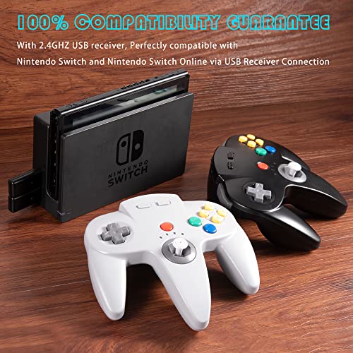 Enhanced Wireless Controller for Multi-Devices, Rechargeable, Plug and Play