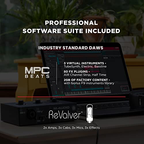 M-Audio M-Track Solo USB Interface for Recording & Streaming