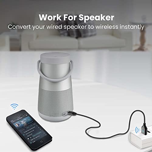 MaedHawk Bluetooth Aux Adapter for Car and Home
