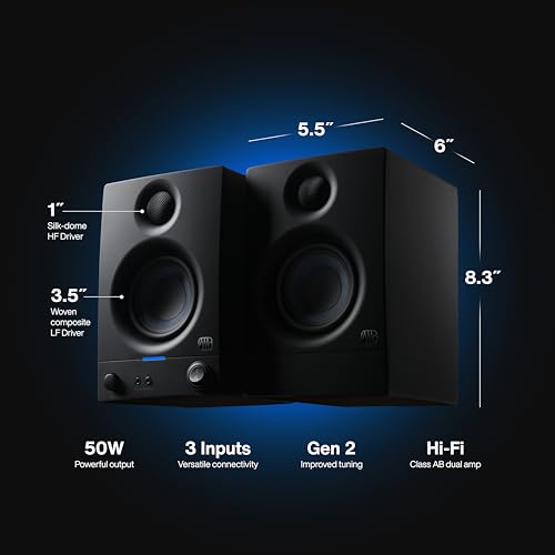 PreSonus Eris 3.5 Studio Monitor Speakers, Pair