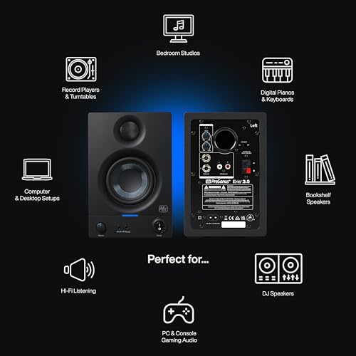 PreSonus Eris 3.5 Studio Monitor Speakers, Pair