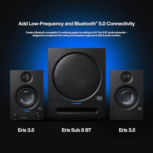 PreSonus Eris 3.5 Studio Monitor Speakers, Pair