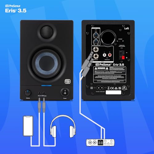 PreSonus Eris 3.5 Studio Monitor Speakers, Pair