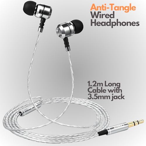 Sephia SP3060 Wired Earbuds - HD Bass Audio