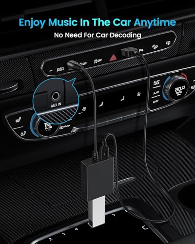 USB to Aux Audio Adapter for Playing Music in Car
