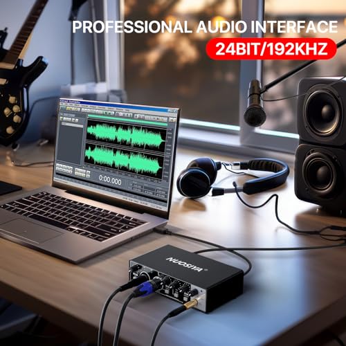 USB Audio Interface for Recording Music on PC/Mac