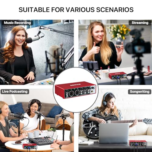 USB Audio Interface for Mac and PC. Professional Recording for Music, Podcasts, and More