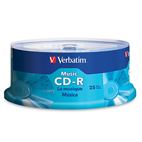Verbatim Blank CD-R Audio Discs 25pk - Silver