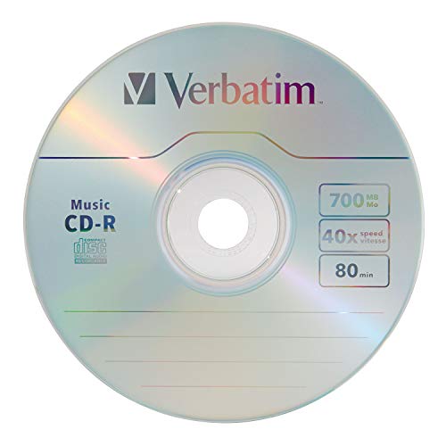 Verbatim Blank CD-R Audio Discs 25pk - Silver