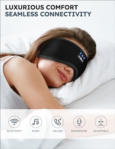 MUSICOZY Bluetooth Sleep Headband with Wireless Earbuds