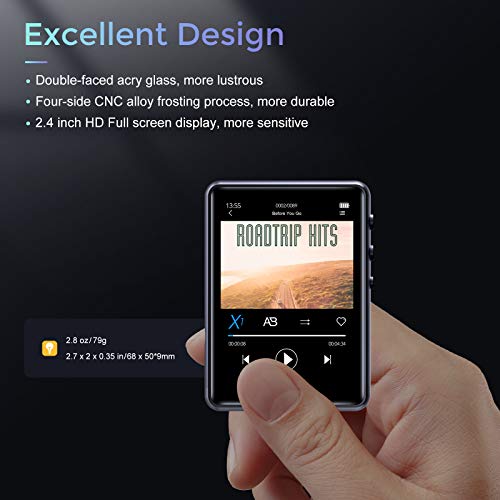 Wireless MP3 Player with HiFi Sound and 64GB