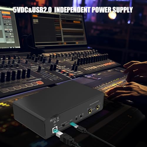 RHM USB Audio Interface with 48V Phantom Power
