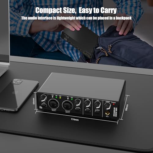 RHM USB Audio Interface with 48V Phantom Power