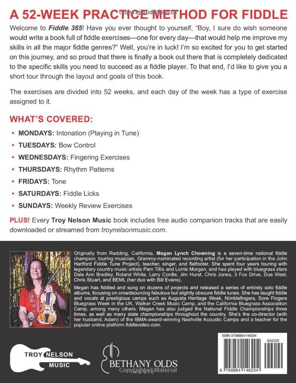 Music 365: Year of Fiddle Exercises + FREE Audio!