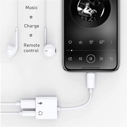 iPhone Compatible 2-Pack Lightning to 3.5mm Adapter & Charger