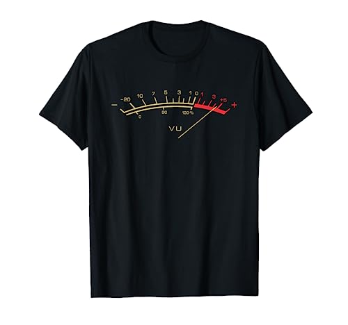 Vintage VU Meter Retro Hi-Fi Stereo Music Lover Shirt