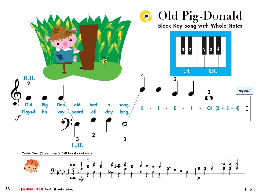 Beginner Piano Lesson Book A with Online Audio