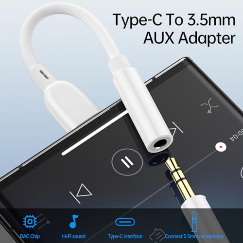 Headphone Adapter Dongle for iPhone, Samsung, Google Pixel