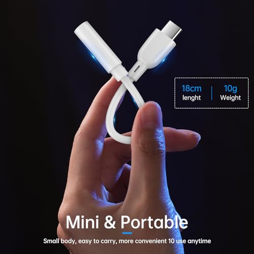 Headphone Adapter Dongle for iPhone, Samsung, Google Pixel