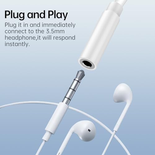 Headphone Adapter Dongle for iPhone, Samsung, Google Pixel