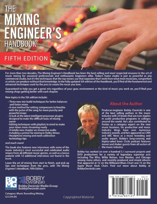 Mixing Engineer's Handbook: 5th Edition for Personal Taste