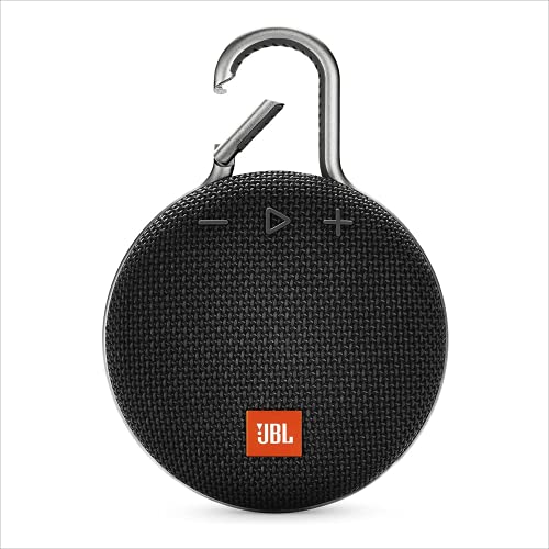 JBL Clip 3 Portable Bluetooth Speaker in Black