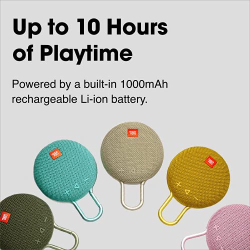 JBL Clip 3 Portable Bluetooth Speaker in Black