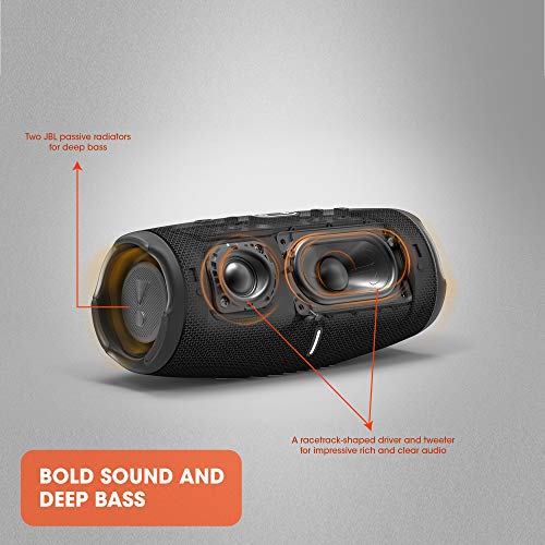 Black JBL Charge 5 Bluetooth Speaker - Small & Waterproof