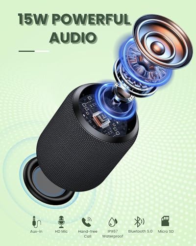 NOTABRICK Bluetooth Speakers: Portable, Waterproof, Superior Sound Quality