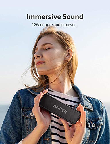 Anker Soundcore 2 Bluetooth Speaker: 12W Stereo, Waterproof, 24hr