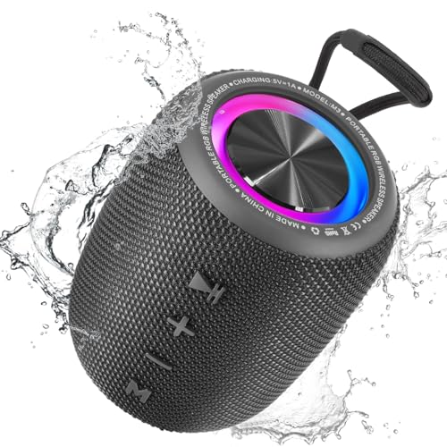 BT5.3 Wireless Speaker 20W Bass Diaphragms with LED