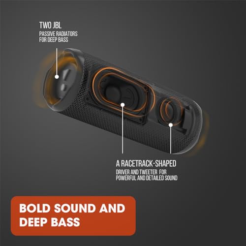 JBL Flip 6 Portable Speaker - Powerful Sound, Blue