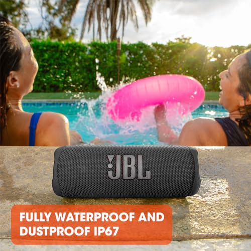 JBL Flip 6 Portable Speaker - Powerful Sound, Blue