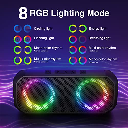 Rythflo Portable Wireless Bluetooth Speaker with Bold Bass