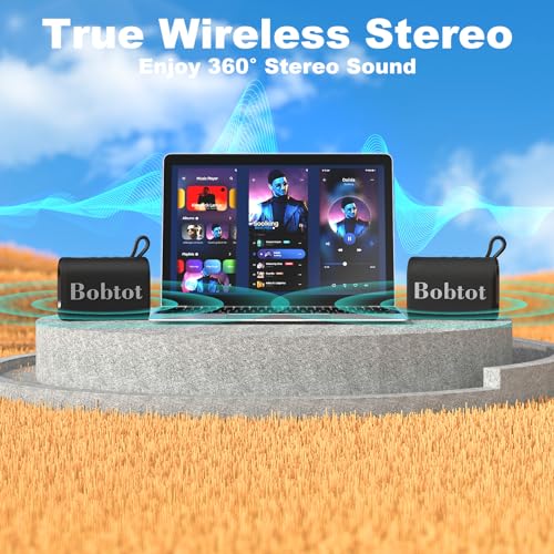 Bobtot Wireless Waterproof Bluetooth Speaker for Home Party