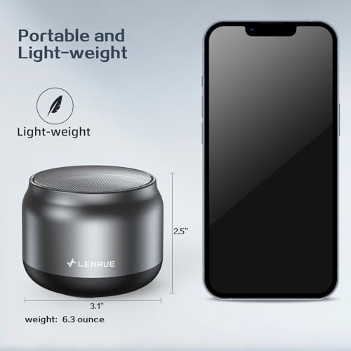 LENRUE Bluetooth Speaker - Compact, Wireless with Clear Sound
