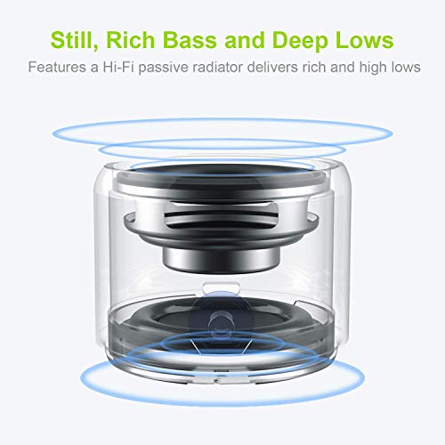 Black IP67 Waterproof Bluetooth Speaker for Travel & Home