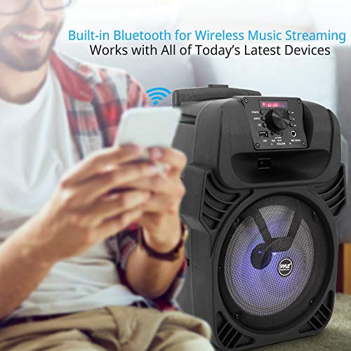 Pyle 400W Portable Bluetooth PA Loudspeaker - Vibrant Sound