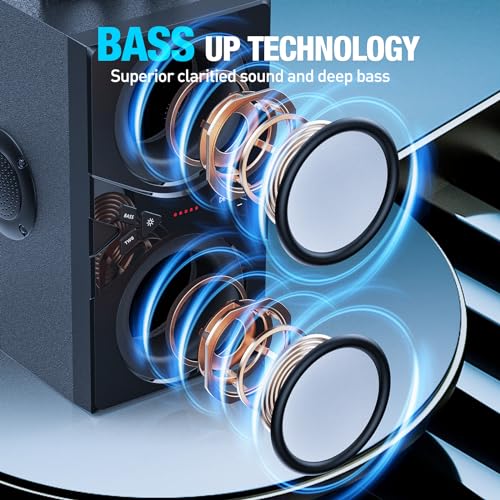 DINDIN Bluetooth Party Speaker, 40W Peak, TWS, Lights