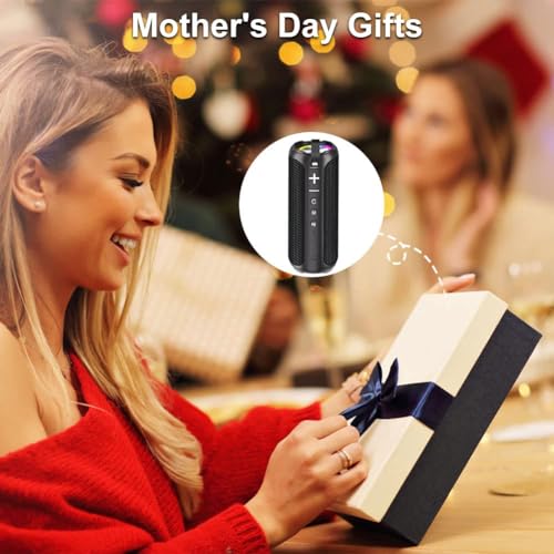 KOOINGYUE Portable Wireless Speaker: Waterproof, Loud Stereo, Dual Pairing