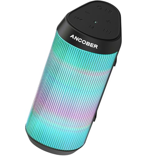Wireless Bluetooth Speaker with Dazzling LED Lights, Waterproof